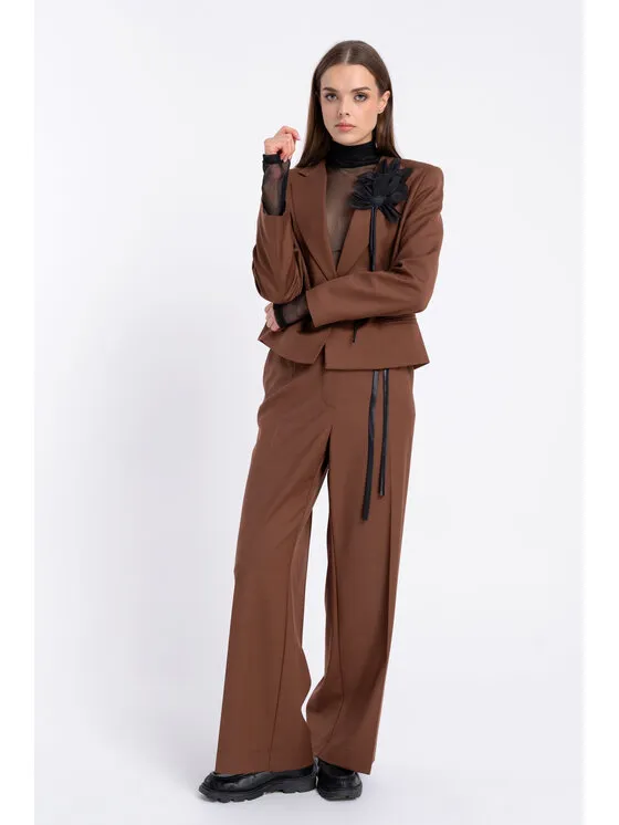 Φούστα midi · Καφέ · Regular Fit