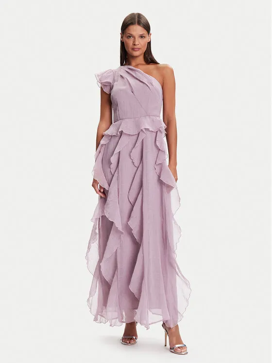 Φόρεμα κοκτέιλ · Μωβ · Midi