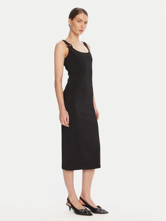 Φόρεμα κοκτέιλ · Μαύρο · Midi