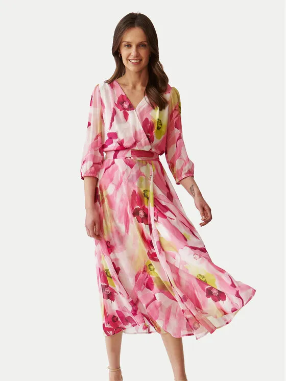 Φόρεμα καλοκαιρινό · Έγχρωμο · Midi