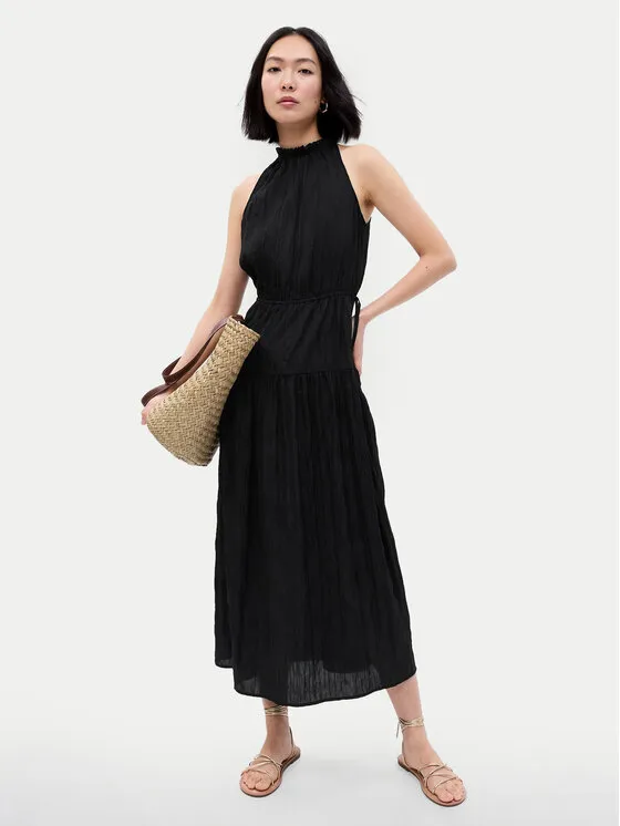 Φόρεμα καλοκαιρινό · Μαύρο · Midi