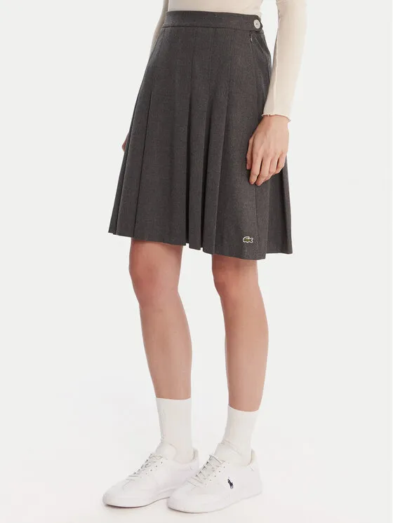Πλισέ φούστα · Γκρι · Midi
