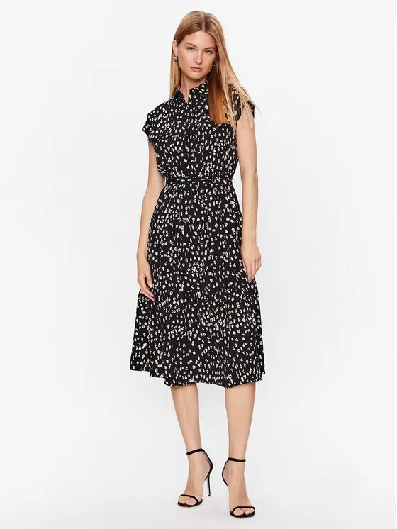 Φόρεμα καθημερινό · Μαύρο · Midi