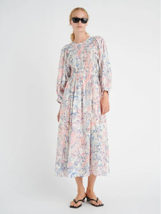 Φόρεμα καθημερινό · Έγχρωμο · Midi