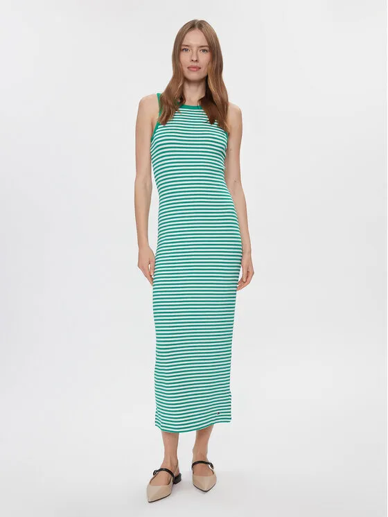 Φόρεμα καλοκαιρινό · Πράσινο · Midi