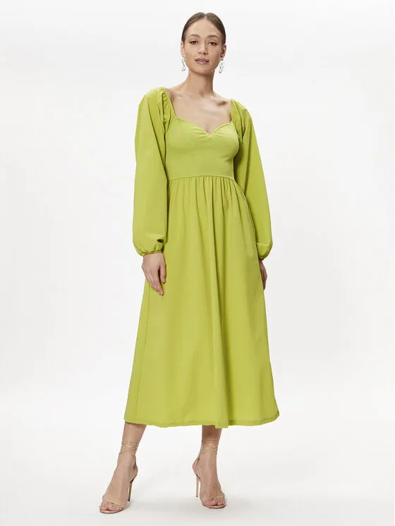 Φόρεμα καθημερινό · Πράσινο · Midi