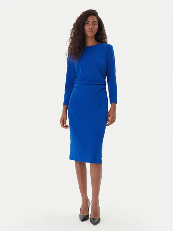 Φόρεμα κοκτέιλ · Μπλε · Midi