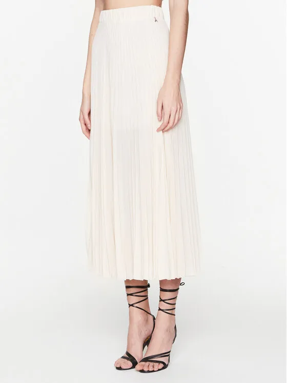Πλισέ φούστα · Εκρού · Midi