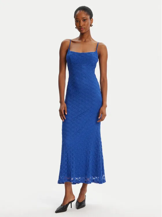 Φόρεμα κοκτέιλ · Μπλε · Midi