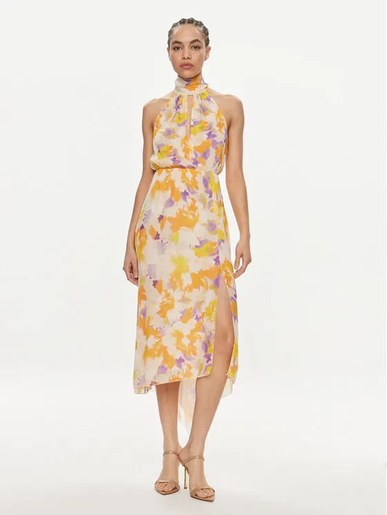 Φόρεμα καλοκαιρινό · Έγχρωμο · Midi