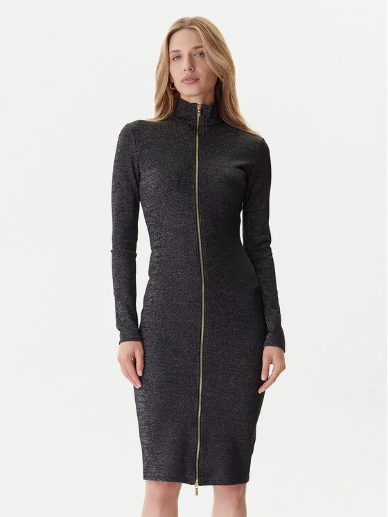 Φόρεμα καθημερινό · Μαύρο · Midi