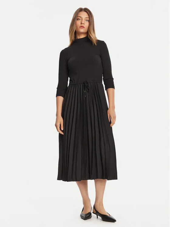 Φόρεμα καθημερινό · Μαύρο · Midi