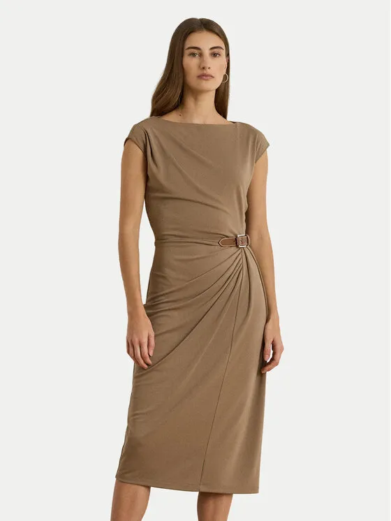Φόρεμα καθημερινό · Καφέ · Midi