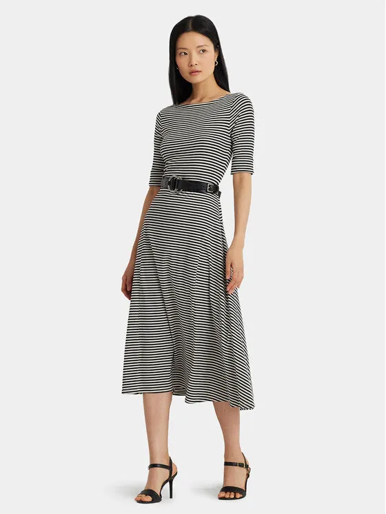 Φόρεμα καθημερινό · Μαύρο · Midi