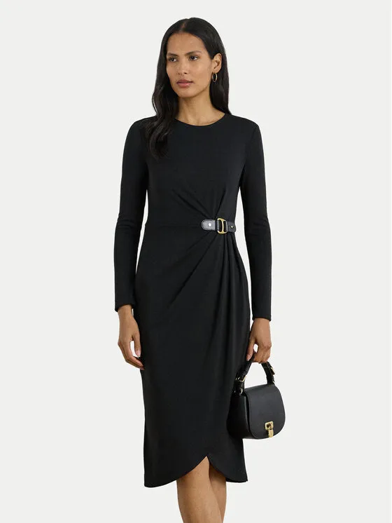 Φόρεμα καθημερινό · Μαύρο · Midi