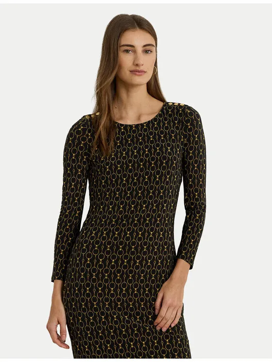 Φόρεμα καθημερινό · Μαύρο · Midi