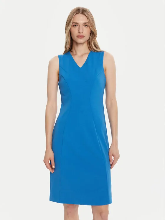 Φόρεμα κοκτέιλ · Μπλε · Midi