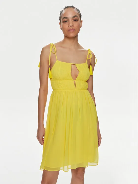 Φόρεμα καλοκαιρινό · Κίτρινο · Mini