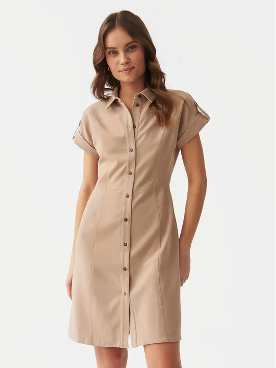 Φόρεμα καλοκαιρινό · Μπεζ · Mini