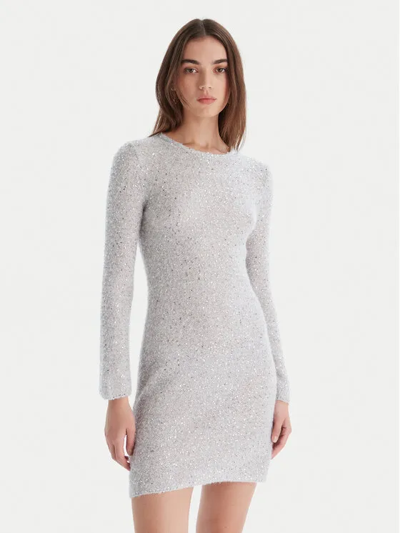 Φόρεμα υφασμάτινο · Εκρού · Mini