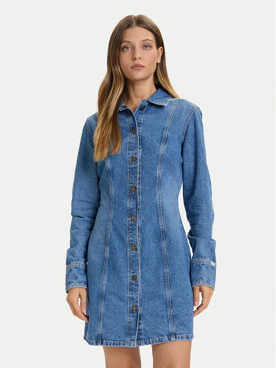 Φόρεμα τζιν · Μπλε · Mini