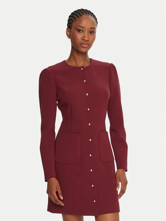 Φόρεμα κοκτέιλ · Μπορντό · Mini