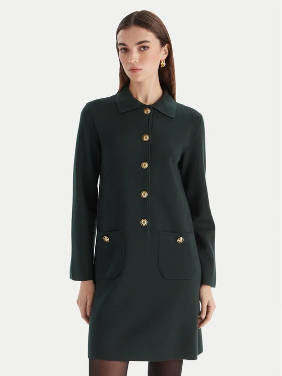 Φόρεμα υφασμάτινο · Πράσινο · Mini