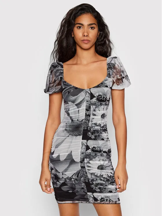 Φόρεμα κοκτέιλ · Γκρι · Mini