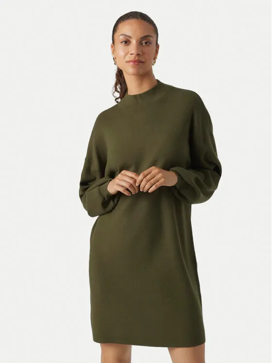 Φόρεμα υφασμάτινο · Πράσινο · Mini