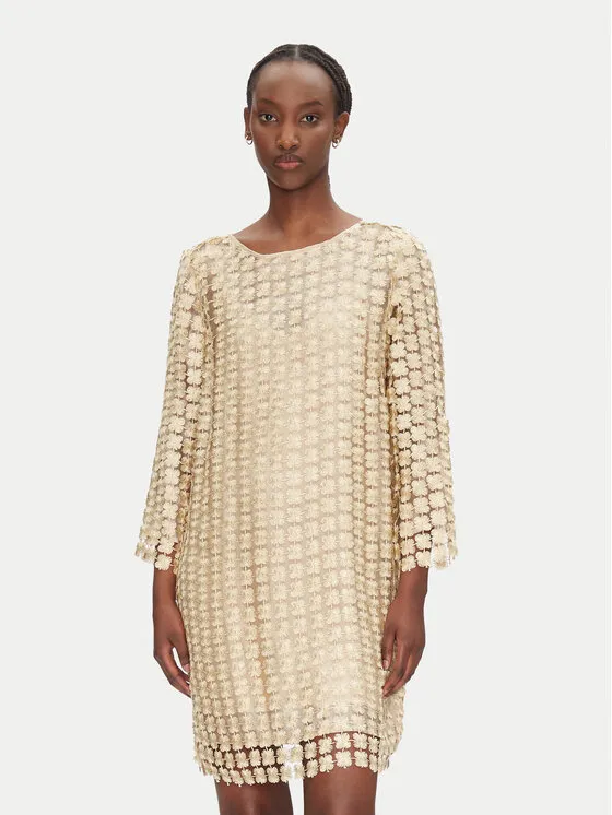 Φόρεμα κοκτέιλ · Χρυσό · Mini