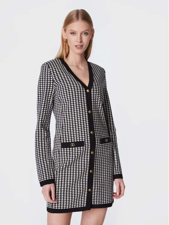 Φόρεμα υφασμάτινο · Μαύρο · Mini