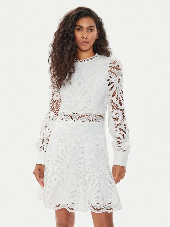 Φόρεμα κοκτέιλ · Εκρού · Mini