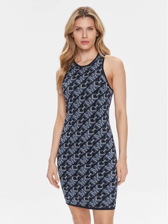 Φόρεμα καλοκαιρινό · Σκούρο μπλε · Mini