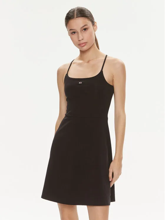 Φόρεμα καλοκαιρινό · Μαύρο · Mini