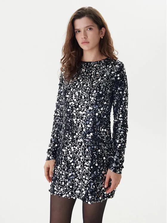 Φόρεμα κοκτέιλ · Μαύρο · Mini