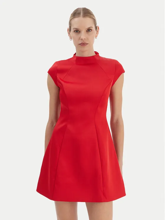 Φόρεμα κοκτέιλ · Κόκκινο · Mini