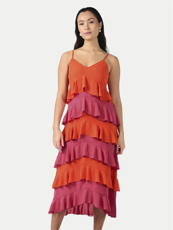 Φόρεμα καλοκαιρινό · Πορτοκαλί · Mini