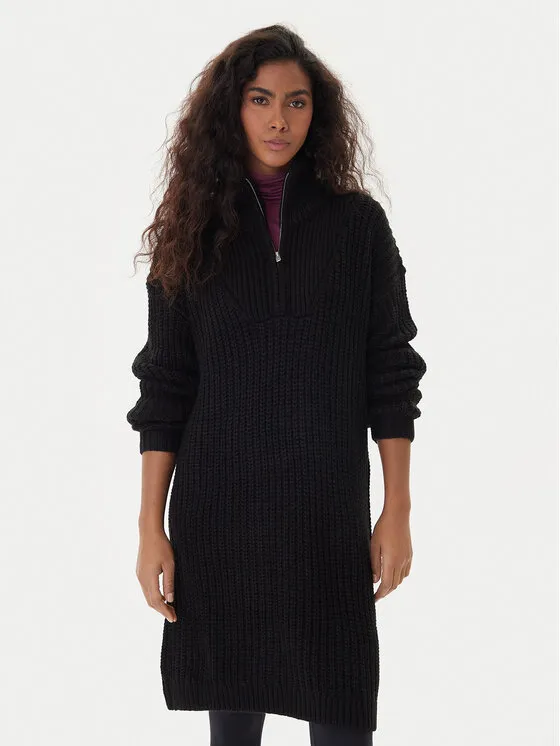 Φόρεμα υφασμάτινο · Μαύρο · Mini