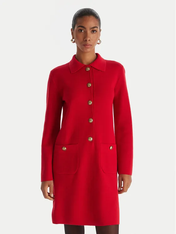 Φόρεμα υφασμάτινο · Κόκκινο · Mini