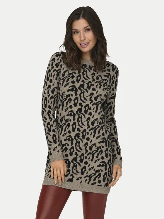 Φόρεμα υφασμάτινο · Μπεζ · Mini