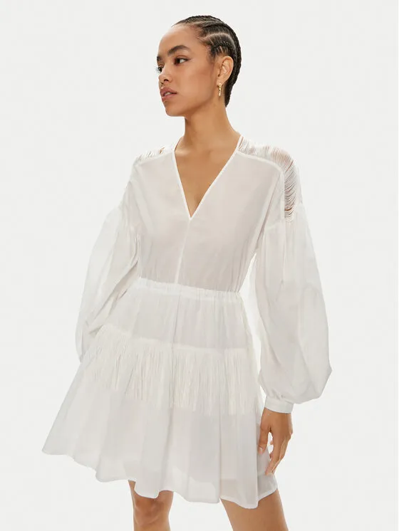 Φόρεμα καθημερινό · Λευκό · Mini