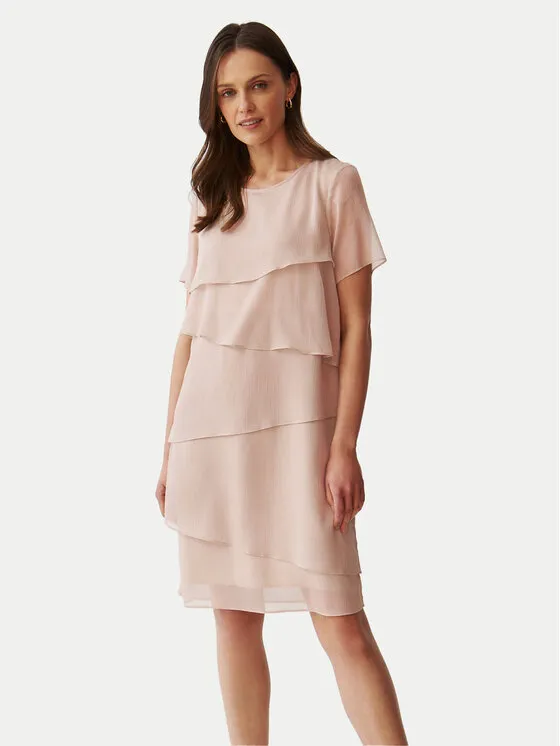 Φόρεμα κοκτέιλ · Μπεζ · Mini