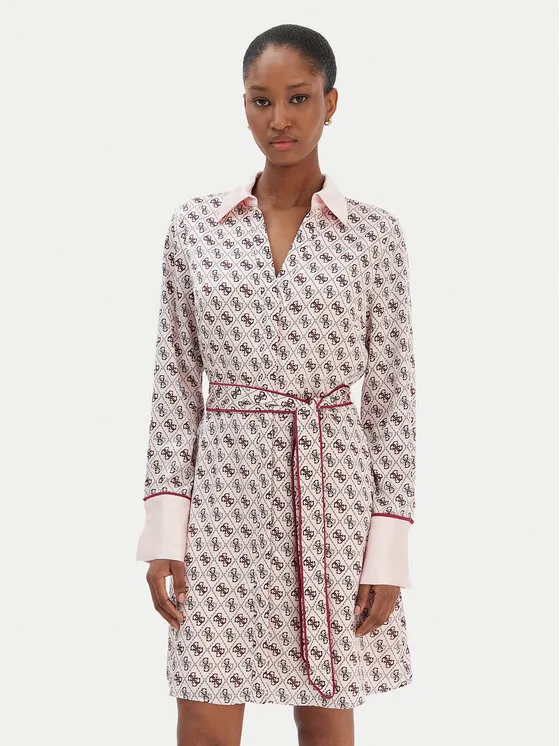 Φόρεμα πουκάμισο · Ροζ · Mini