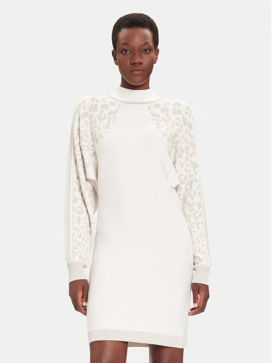 Φόρεμα υφασμάτινο · Εκρού · Mini