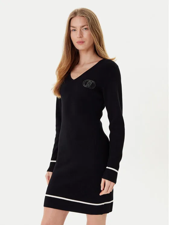 Φόρεμα υφασμάτινο · Μαύρο · Mini