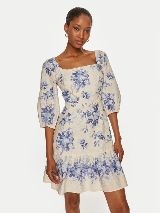 Φόρεμα καλοκαιρινό · Εκρού · Mini