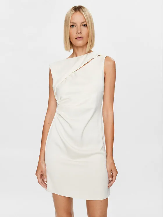 Φόρεμα καθημερινό · Εκρού · Mini