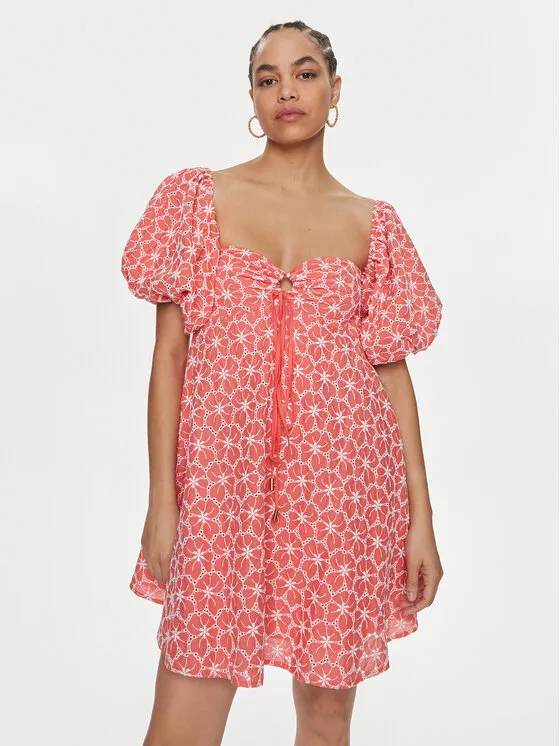 Φόρεμα καλοκαιρινό · Κοραλλί · Mini