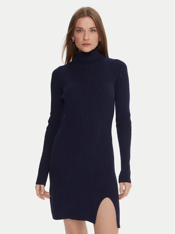 Φόρεμα υφασμάτινο · Σκούρο μπλε · Mini