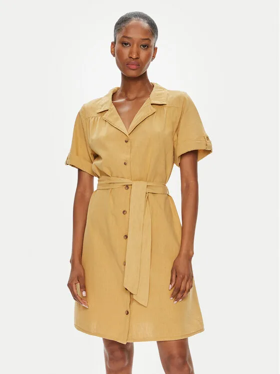 Φόρεμα πουκάμισο · Καφέ · Mini